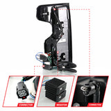 Anzo 19-21 Chevy Silverado Work Truck Full LED Tailights Chrome Housing Red Lens G2(w/C Light Bars) ANZO Tail Lights  AXOPROS