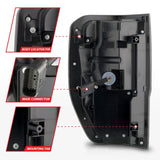 ANZO 19-22 Ford Ranger Full LED Taillights w/ Lightbar Sequential Signal Black Housing/Clear Lens ANZO Tail Lights  AXOPROS