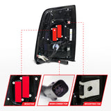 ANZO 19-24 RAM 2500/3500 Full LED Tail Lights SeqSig Black - Pair ANZO Tail Lights  AXOPROS