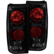 ANZO 1982-1994 Chevrolet S-10 Taillights Dark Smoke ANZO Tail Lights  AXOPROS