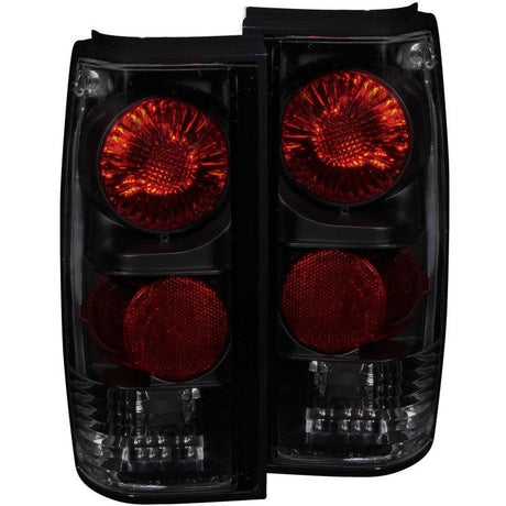 ANZO 1982-1994 Chevrolet S-10 Taillights Dark Smoke ANZO Tail Lights  AXOPROS