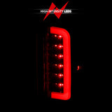 ANZO 1987-1996 Ford F-150 LED Taillights Black Housing Clear Lens (Pair) ANZO Tail Lights  AXOPROS