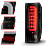 ANZO 1987-1996 Ford F-150 LED Taillights Black Housing Smoke Lens (Pair) ANZO Tail Lights  AXOPROS