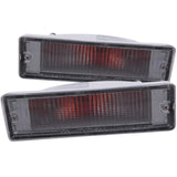 ANZO 1988-1995 Nissan Pathfinder Euro Parking Lights Chrome ANZO Lights Corner  AXOPROS