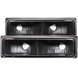 ANZO 1988-1998 Chevrolet C1500 Euro Parking Lights Black ANZO Lights Corner  AXOPROS