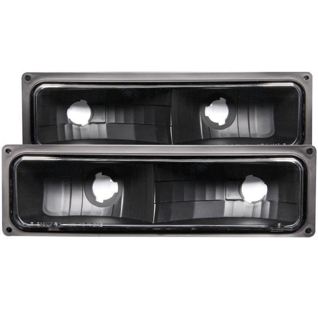 ANZO 1988-1998 Chevrolet C1500 Euro Parking Lights Black ANZO Lights Corner  AXOPROS