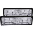 ANZO 1988-1998 Chevrolet C1500 Euro Parking Lights Black ANZO Lights Corner  AXOPROS