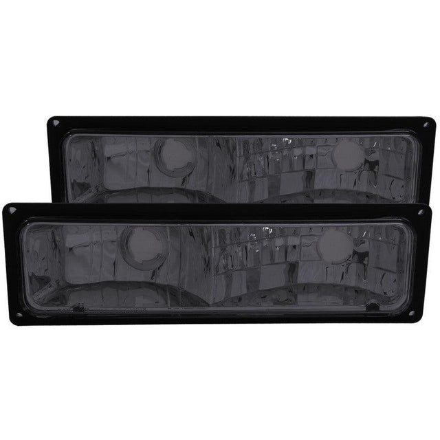ANZO 1988-1998 Chevrolet C1500 Euro Parking Lights Smoke ANZO Lights Corner  AXOPROS
