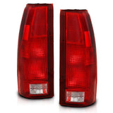 ANZO 1988-1999 Chevy C1500 Taillight Red/Clear Lens (OE Replacement) ANZO Tail Lights  AXOPROS