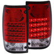 ANZO 1989-1995 Toyota Pickup LED Taillights Red/Clear ANZO Tail Lights  AXOPROS