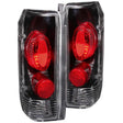 ANZO 1989-1996 Ford F-150 Taillights Black ANZO Tail Lights  AXOPROS