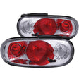 ANZO 1990-1997 Mazda Miata Taillights Chrome ANZO Tail Lights  AXOPROS