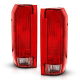 ANZO 1992-1996 Ford Bronco Taillight Red/Clear Lens (OE Replacement) ANZO Tail Lights  AXOPROS