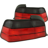 ANZO 1992-1998 BMW 3 Series E36 Coupe/Convertable Taillights Red/Smoke ANZO Tail Lights  AXOPROS
