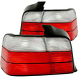 ANZO 1992-1998 BMW 3 Series E36 Sedan Taillights Red/Clear ANZO Tail Lights  AXOPROS