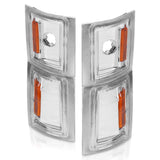 ANZO 1994-1998 Chevrolet Blazer Corner Lights Clear Lens w/ Amber Reflector ANZO Lights Corner  AXOPROS