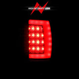 ANZO 1994-2001 Dodge Ram 1500 LED Taillights Plank Style Black w/Clear Lens ANZO Tail Lights  AXOPROS