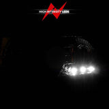 ANZO 1994-2001 Dodge Ram Crystal Headlights Chrome w/ LED ANZO Headlights  AXOPROS