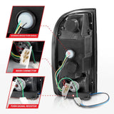 ANZO 1995-2000 Toyota Tacoma LED Taillights Black Housing Smoke Lens (Pair) ANZO Tail Lights  AXOPROS