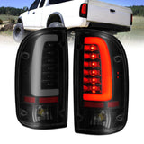 ANZO 1995-2000 Toyota Tacoma LED Taillights Black Housing Smoke Lens (Pair) ANZO Tail Lights  AXOPROS