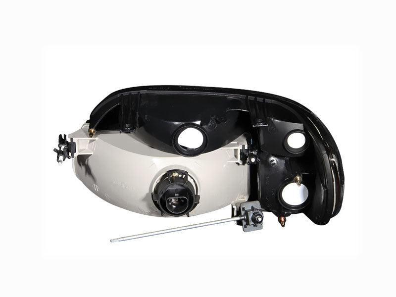 ANZO 1995-2001 Ford Explorer Crystal Headlights Chrome w/ Corner Lights 2pc ANZO Headlights  AXOPROS