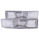 ANZO 1995-2005 Chevrolet Astro Van Euro Parking Lights Chrome ANZO Lights Corner  AXOPROS