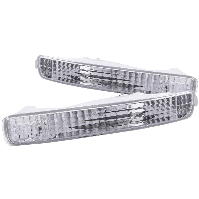 ANZO 1996-1997 Honda Accord Euro Parking Lights Chrome ANZO Lights Corner  AXOPROS