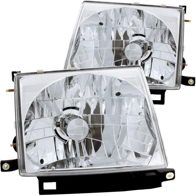 ANZO 1997-2000 Toyota Tacoma Crystal Headlights Chrome ANZO Headlights  AXOPROS