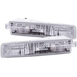 ANZO 1997-2001 Honda Prelude Euro Parking Lights Chrome ANZO Lights Corner  AXOPROS