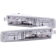 ANZO 1997-2001 Honda Prelude Euro Parking Lights Chrome ANZO Lights Corner  AXOPROS