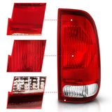 ANZO 1997-2003 Ford F-150 Taillight Red/Clear Lens (OE Replacement) ANZO Tail Lights  AXOPROS