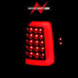 ANZO 1997-2004 Dodge Dakota LED Taillights Black Housing Clear Lens Pair ANZO Tail Lights  AXOPROS