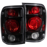 ANZO 1998-2000 Ford Ranger Taillights Dark Smoke G2 ANZO Tail Lights  AXOPROS