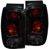 ANZO 1998-2001 Ford Explorer Taillights Dark Smoke ANZO Tail Lights  AXOPROS