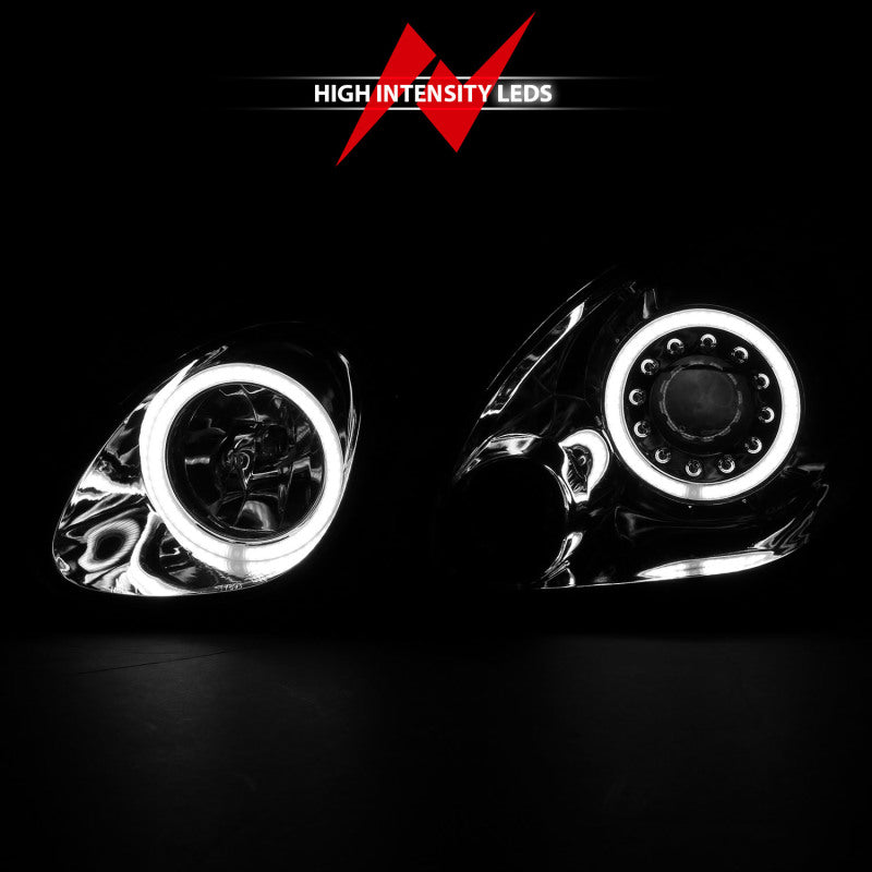 ANZO 1998-2005 Lexus Gs300 Projector Headlights w/ Halo Chrome ANZO Headlights  AXOPROS