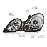 ANZO 1998-2005 Lexus Gs300 Projector Headlights w/ Halo Chrome ANZO Headlights  AXOPROS