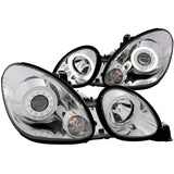 ANZO 1998-2005 Lexus Gs300 Projector Headlights w/ Halo Chrome ANZO Headlights  AXOPROS