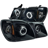 ANZO 1998-2007 Lexus Lx470 Projector Headlights w/ Halo Black (CCFL) ANZO Headlights  AXOPROS