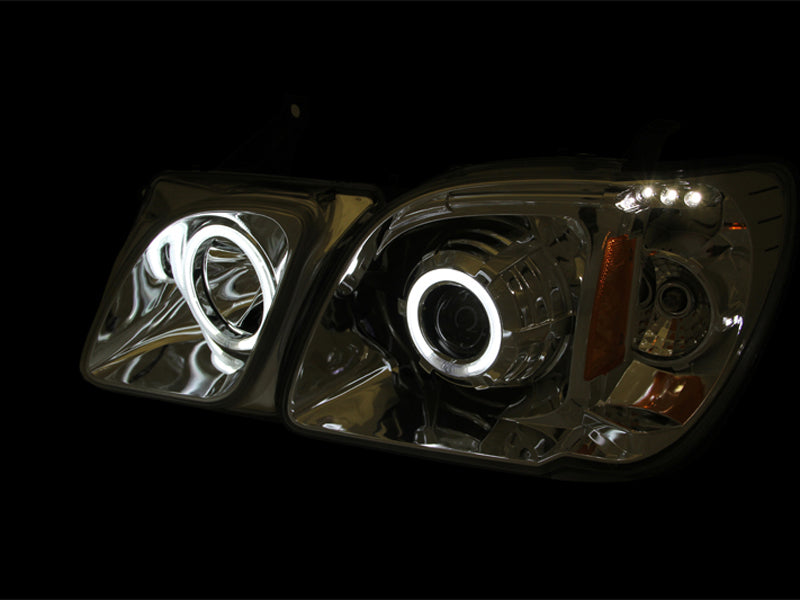 ANZO 1998-2007 Lexus Lx470 Projector Headlights w/ Halo Chrome (CCFL) ANZO Headlights  AXOPROS