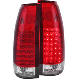 ANZO 1999-2000 Cadillac Escalade LED Taillights Red Clear G2 ANZO Tail Lights  AXOPROS