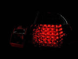 ANZO 1999-2001 BMW 3 Series E46 LED Taillights Red/Clear 4pc ANZO Tail Lights  AXOPROS