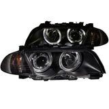 ANZO 1999-2001 BMW 3 Series E46 Projector Headlights w/ Halo Black (CCFL) ANZO Headlights  AXOPROS