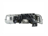 ANZO 1999-2002 Chevrolet Silverado 1500 Crystal Headlights Chrome ANZO Headlights  AXOPROS