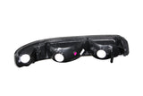 ANZO 1999-2002 Chevrolet Silverado 1500 Euro Parking Lights Chrome w/ Amber Reflector - AXOPROS