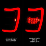 ANZO 1999-2004 Jeep Grand Cherokee LED Tail Lights w/ Light Bar Black Housing Smoke Lens ANZO Tail Lights  AXOPROS