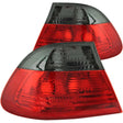 ANZO 2000-2003 BMW 3 Series E46 Taillights Red/Smoke - Outer ANZO Tail Lights  AXOPROS