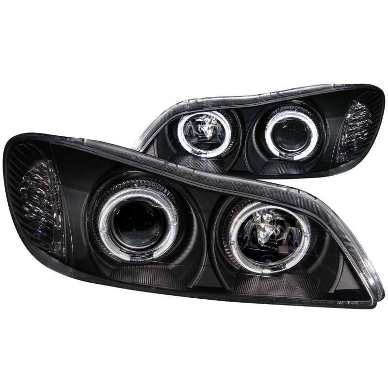 ANZO 2000-2004 Infiniti I30 Projector Headlights w/ Halo Black ANZO Headlights  AXOPROS