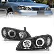ANZO 2000-2004 Infiniti I30 Projector Headlights w/ Halo Black ANZO Headlights  AXOPROS