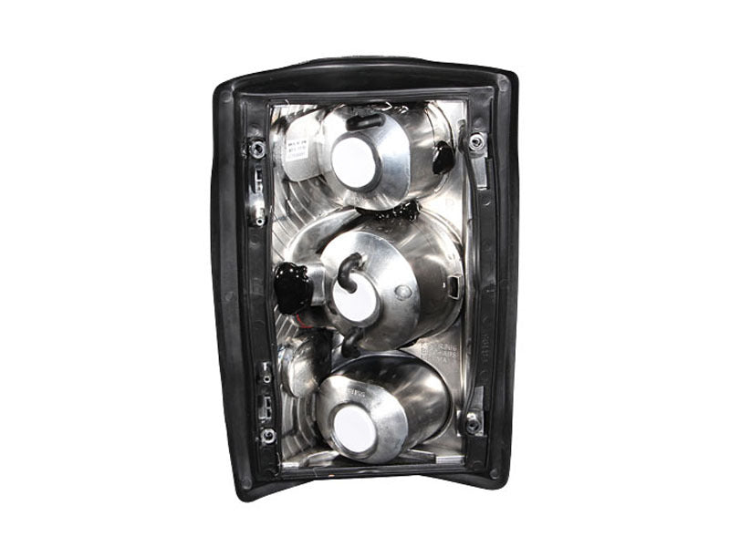 ANZO 2000-2005 Ford Excursion Taillights Black ANZO Tail Lights  AXOPROS