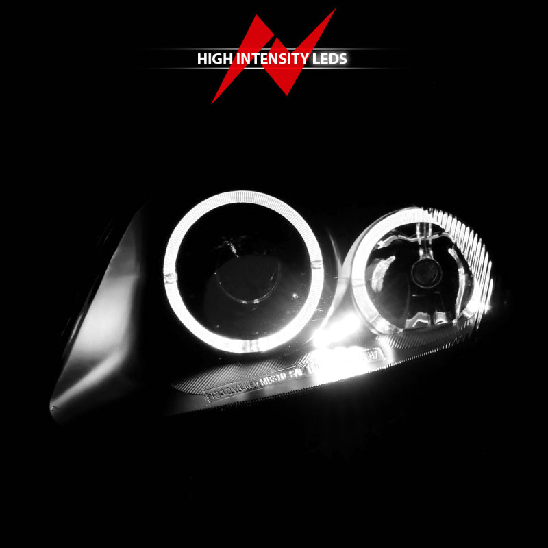ANZO 2000-2005 Mitsubishi Eclipse Projector Headlights w/ Halo Black ANZO Headlights  AXOPROS